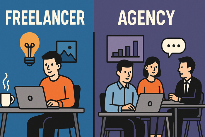 Freelancer vs Agency – Which One Should You Hire for Marketing?