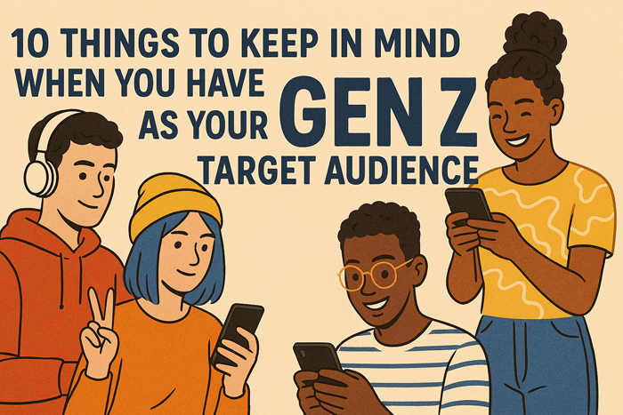 10 Things to Keep in Mind when you have Gen Z as Your Target Audience
